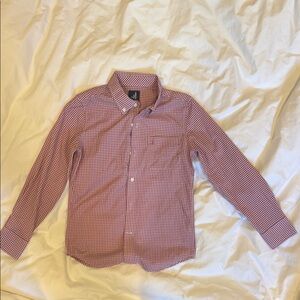 johnnie-O Red Button Down Shirt Long Sleeve